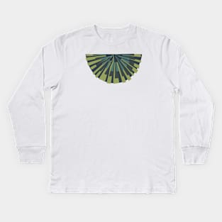 Palm leaf pattern : Kids Long Sleeve T-Shirt